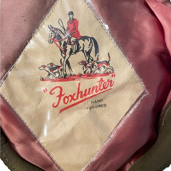 Foxhunter Newsboy Cap Hat Pure Wool Plaid Pom Pom Vintage Made In Ireland 7 1/8 - Picture 5 of 7
